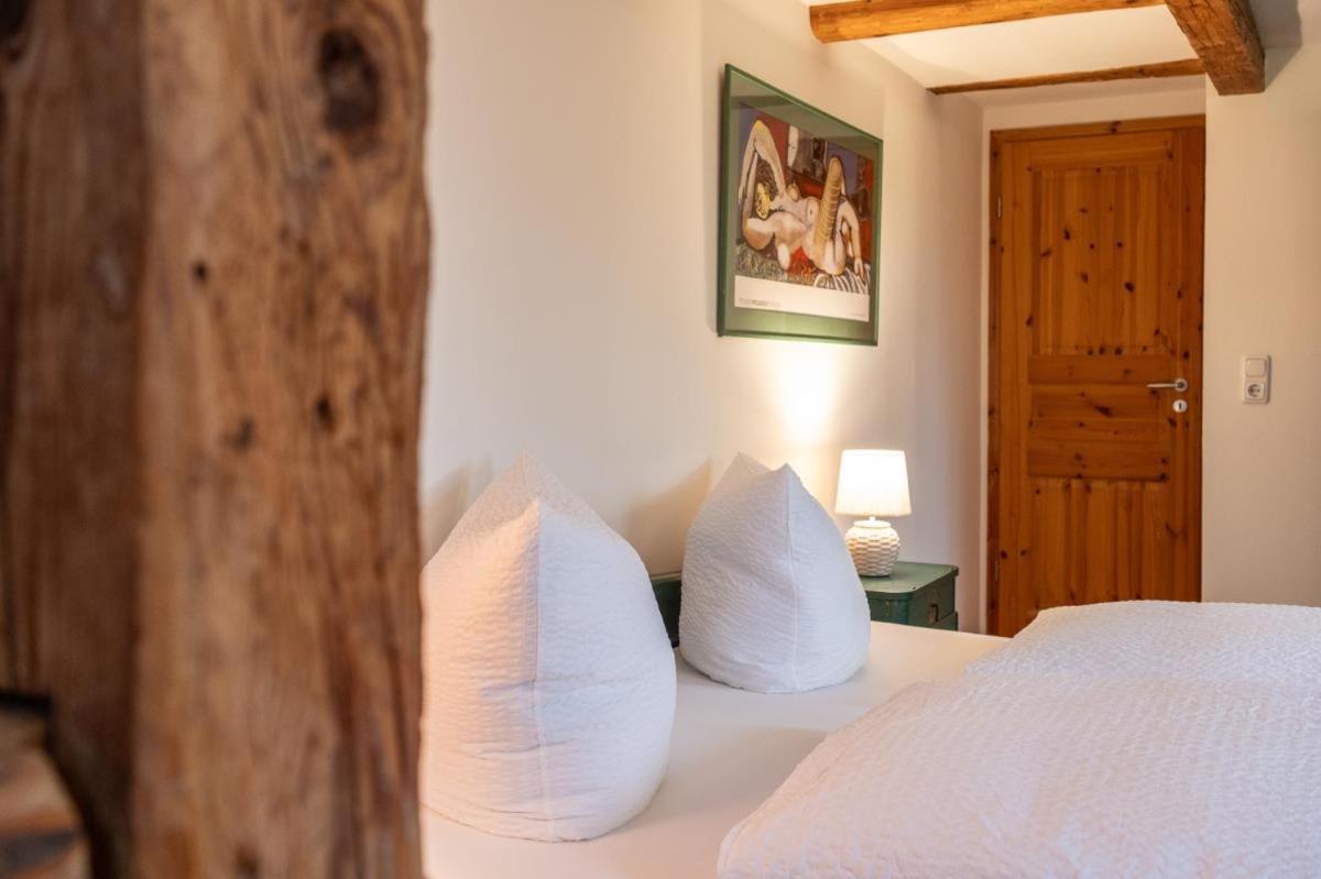 Apartmenthaus Brunnenhof Papstdorf エクステリア 写真