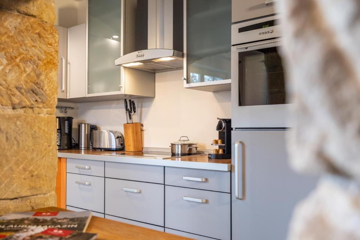 Apartmenthaus Brunnenhof Papstdorf エクステリア 写真